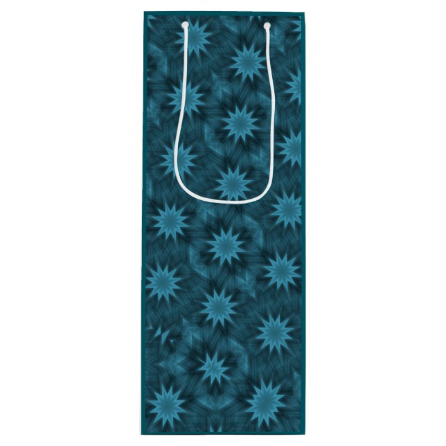 Verdante Serenity. Geschenktüte Für Weinflaschen (Vorderseite)