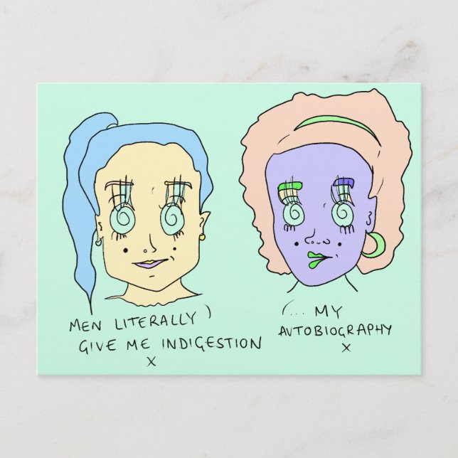 Verdauungsstörungen | Postkarte | (Vorderseite)