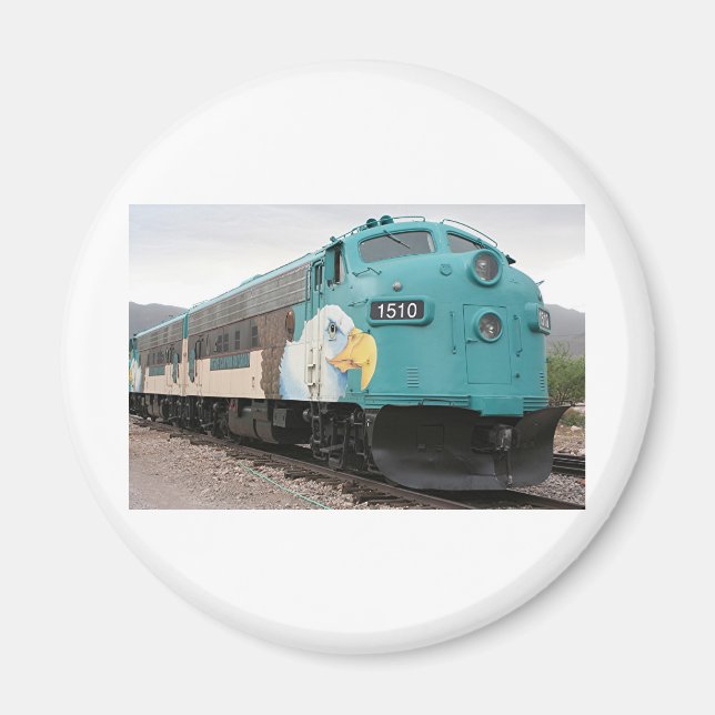 Verde Canyon locomotive, Arizona, USA Magnet (Vorne)