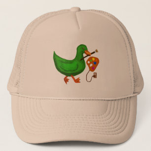 Verde Doodle Duck Truckerkappe