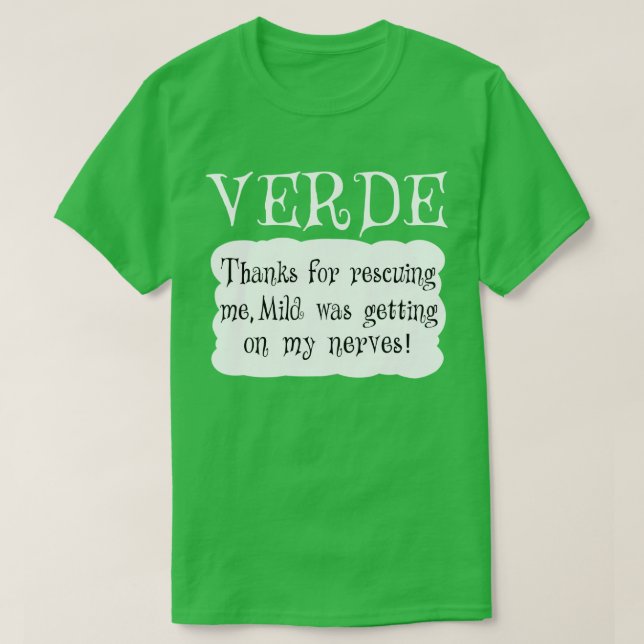 Verde Sauce T-Shirt (Design vorne)
