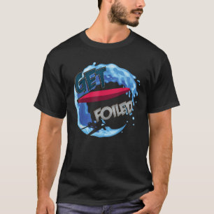 Verdeckte eFoil Foilboard Hydrofolie Surffolien T-Shirt