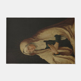 Verdeckte Jungfrau Mary (von Lucas van Leyden) Fußmatte