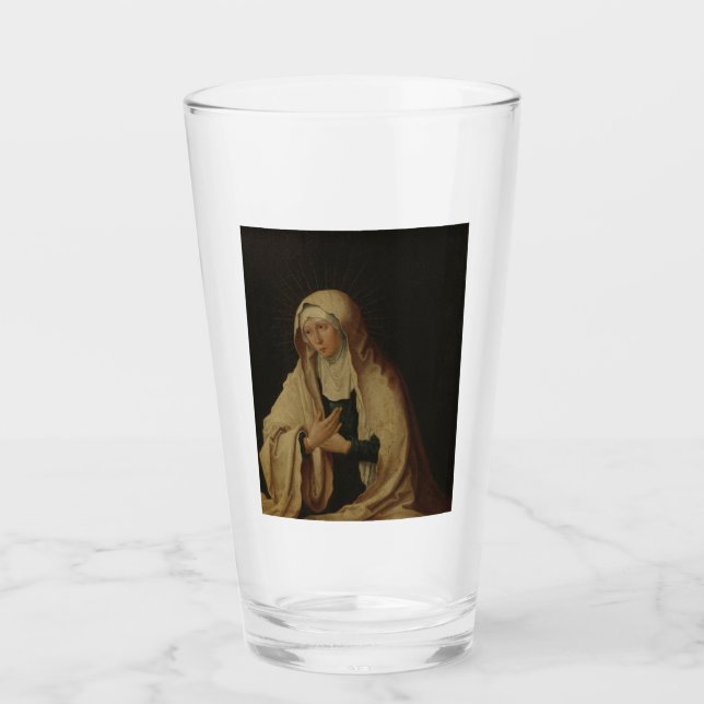 Verdeckte Jungfrau Mary (von Lucas van Leyden) Glas (Vorderseite)