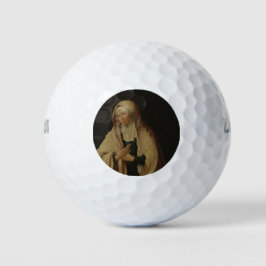 Verdeckte Jungfrau Mary (von Lucas van Leyden) Golfball