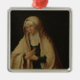Verdeckte Jungfrau Mary (von Lucas van Leyden) Ornament Aus Metall