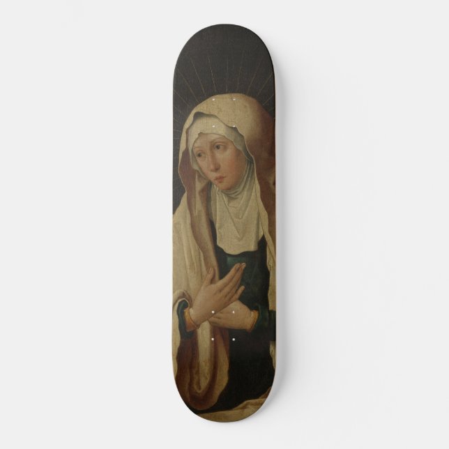 Verdeckte Jungfrau Mary (von Lucas van Leyden) Skateboard (Vorderseite)