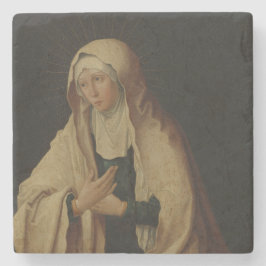Verdeckte Jungfrau Mary (von Lucas van Leyden) Steinuntersetzer