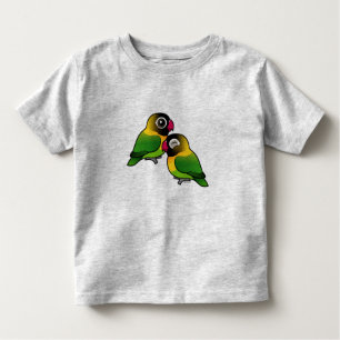 Verdeckte Lovebird-entzückende Paare Kleinkind T-shirt