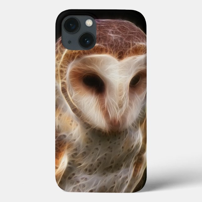 Verdecktes Eulen-Fraktal Case-Mate iPhone Hülle (Rückseite)