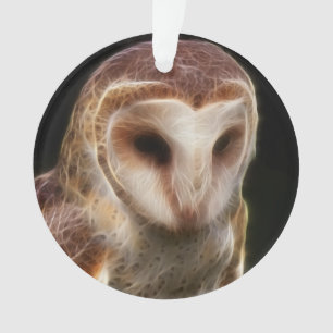 Verdecktes Eulen-Fraktal Ornament