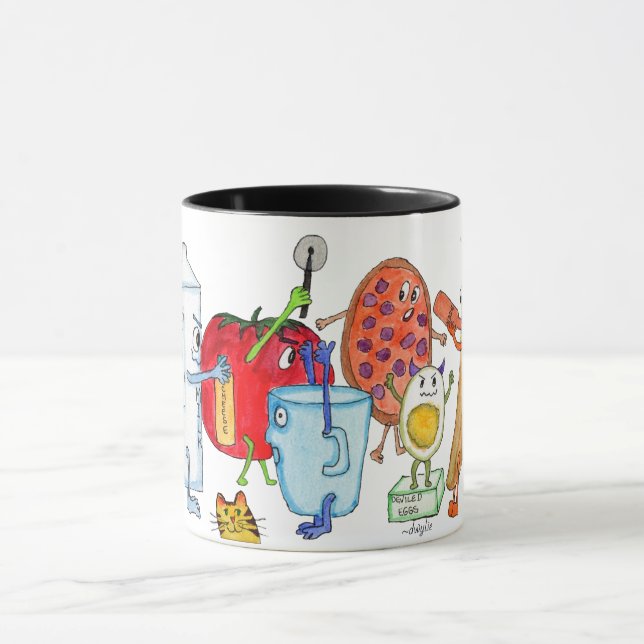 Verderbte Lebensmittel Tasse (Zentrum)