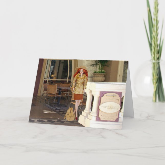 Verdi, Driskill Hotel-Café bei Austin, Texas Karte (Vorderseite)