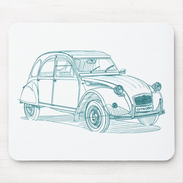 Verdichtereintrittslufttemperat 2CV Mousepad (Vorne)