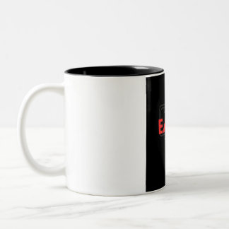 Verdiene deine tägliche Körperkraft - Powerlifting Zweifarbige Tasse