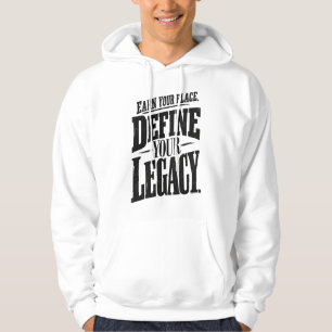 Verdiene Respekt Definiere Dein Eigenes Vermächtni Hoodie