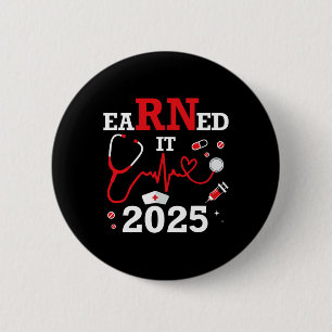 verdient 2025 für Nurse Abschluss oder RN LPN Cl O Button