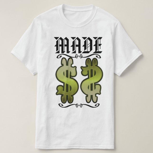 Verdient (Geld) T-Shirt (Design vorne)