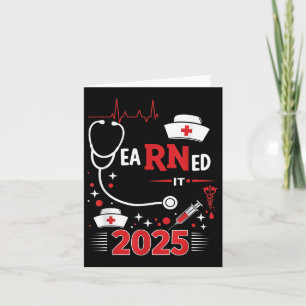 verdiente es 2025 Nurse Abschluss Rn Lpn Cl of Karte