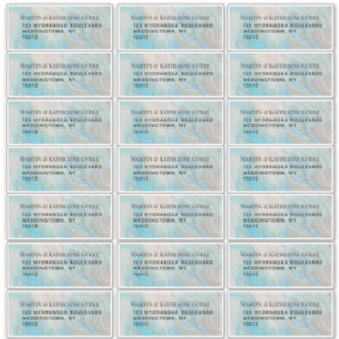 Verdigris Agate Mailing Labels 21 pro Blatt