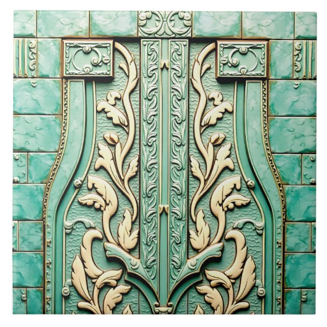 Verdigris Portal Fliese (Vorderseite)
