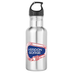 Verdon Gorge France Rock Klettersteig Carabiner Edelstahlflasche