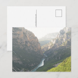 Verdon Gorge, Frankreich Feiertagspostkarte