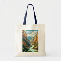Verdon Gorge Frankreich Reisen Kunst Vintag