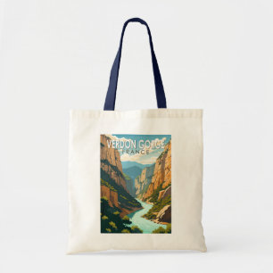Verdon-Schlucht Frankreich Reise Kunst Vintage Tragetasche
