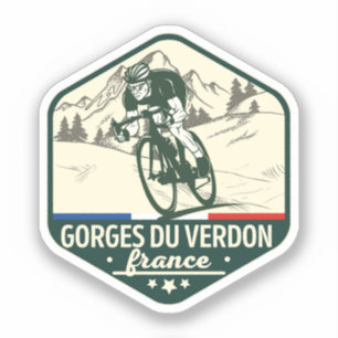 Verdon-Schlucht - les Gorges du Verdon Reise motob Aufkleber