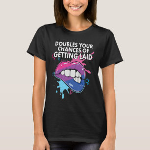 Verdoppelt Ihre Chancen, Bisexuell Zu Sein Stolz T-Shirt