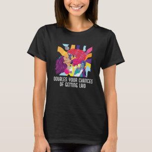 Verdopplung der Chancen auf einen höheren Bisexuel T-Shirt