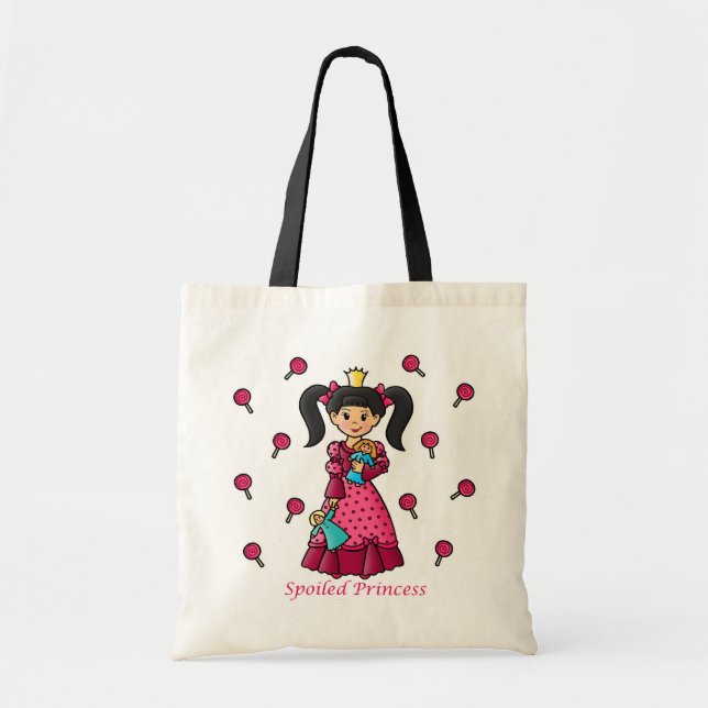 Verdorbene Prinzessin Tragetasche (Vorne)
