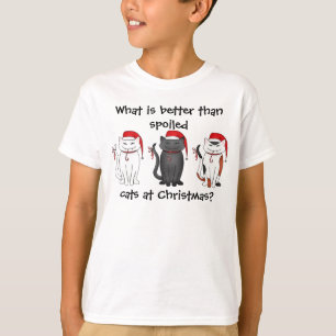 Verdorbene Weihnachtskatzen T-Shirt