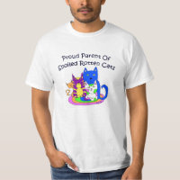 Verdorbener fauler Katzen-T - Shirt