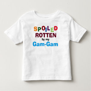 Verdorbenes faules durch meinen Gam-Gam Kleinkind T-shirt