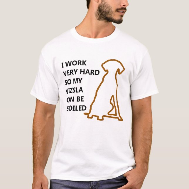 Verdorbenes Vizsla T-Shirt (Vorderseite)
