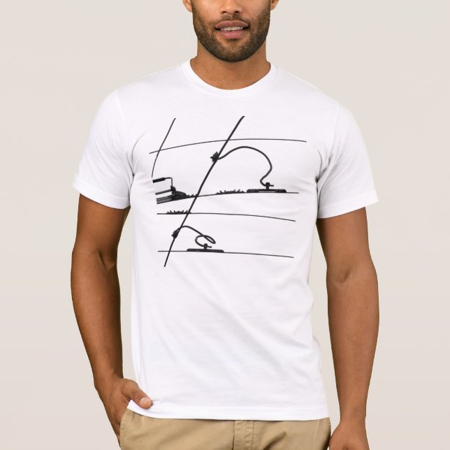 Verdrahtetes elektrisches T-Shirt (Vorderseite)