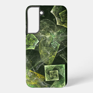 Verdrehte Balance-Fraktalgeometrie Licht Abstrakt Samsung Galaxy Hülle