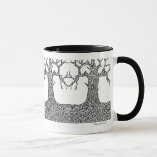 Verdrehte Baum-Kaffee-Tasse Tasse