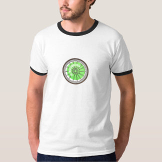 Verdrehte Rad-Green Card T-Shirt