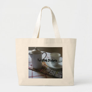 Verdrehte Schwester-Taschen-Tasche Jumbo Stoffbeutel