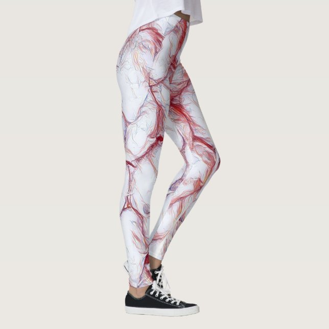 VERDREHTE ZUCKERWATTE LEGGINGS (Rechts)