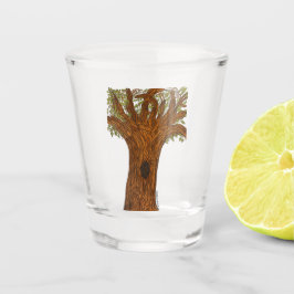 Verdrehter Baum Schnapsglas
