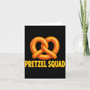 Verdrehter Brezel-Liebhaber-Trupp Karte