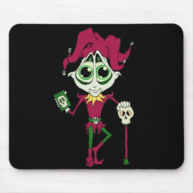 Verdrehter Joker Mousepad (Vorne)