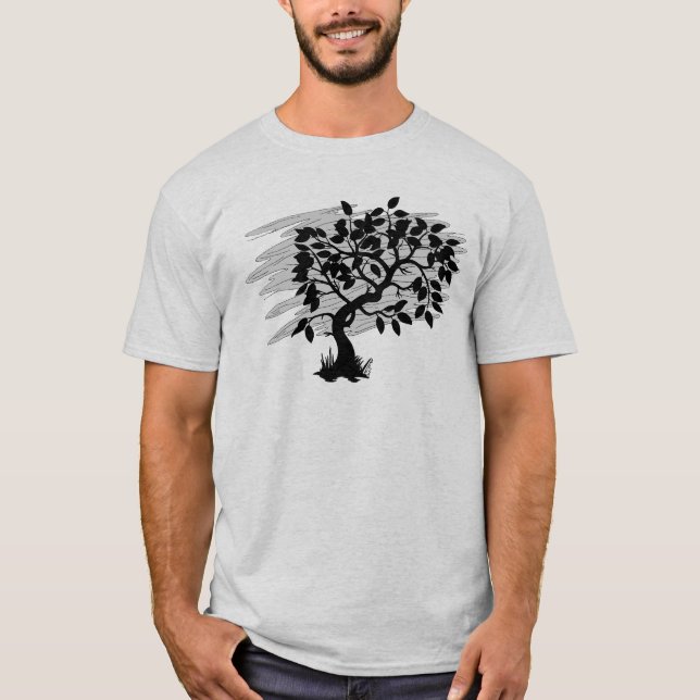 Verdrehtes Pflänzchen T-Shirt (Vorderseite)