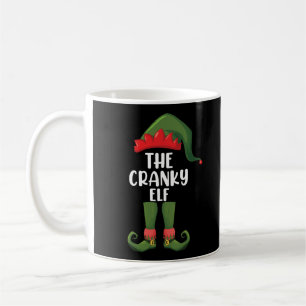Verdrießliche Elf-Familien-Passgruppe Weihnachten Kaffeetasse