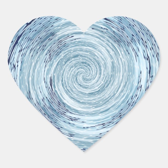 Verdrillt und Shoutet Herz-Aufkleber (Vorderseite)