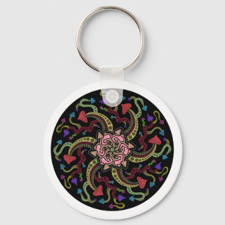 Verdrillte Pfeile Schlüsselanhänger